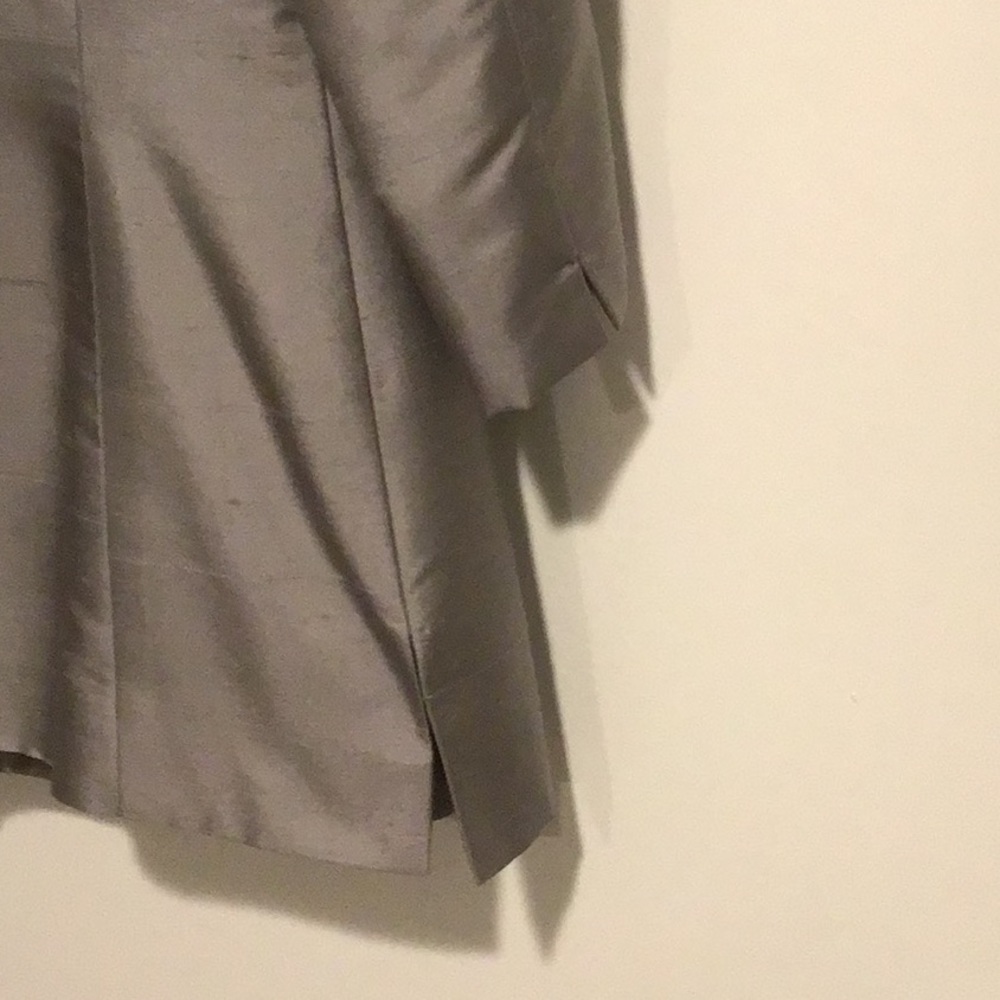 Silver-gray Rena Rowan button-up blazer 2P - Picture 3 of 3